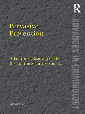 cover image of Pervasive Prevention